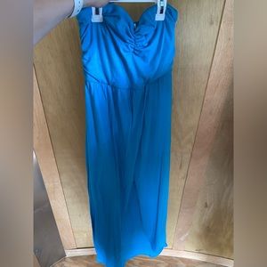 Maxi strapless dress